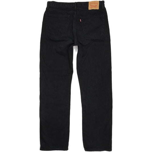 Levi's 751 Men Black Straight Regular Jeans W36 L34