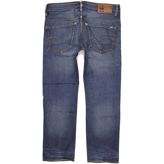 G-Star 3301 Men Blue Straight Regular Jeans W33 L28