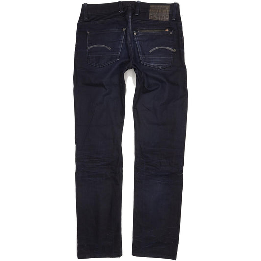 G-Star Men Navy Straight Regular Jeans W33 L35