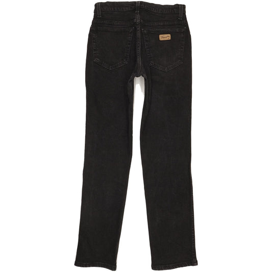 Wrangler Texas Men Black Straight Regular Stretch Jeans W30 L32