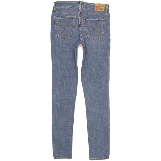 Levi's 711 Women Blue Skinny Slim Stretch Jeans W29 L32