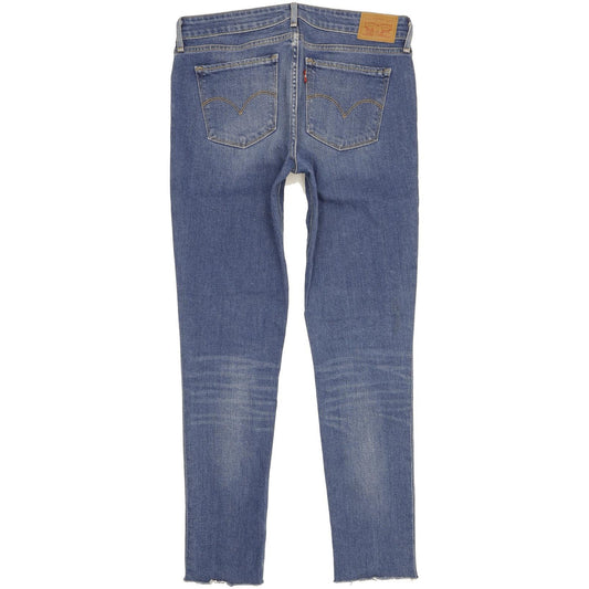 Levi's 711 Women Blue Skinny Slim Stretch Jeans W29 L32