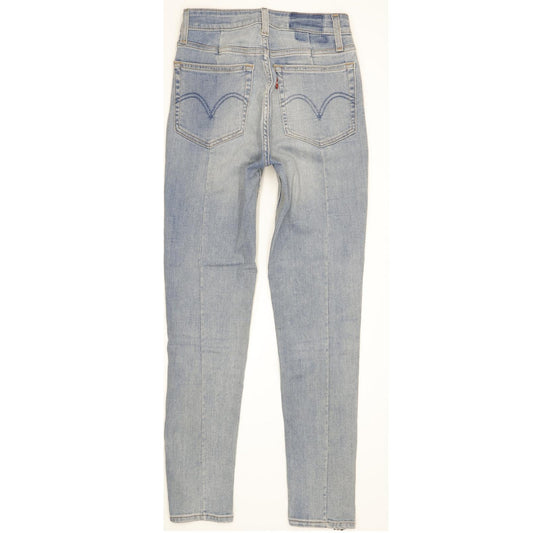 Levi's 721 Altered Women Blue Skinny Slim Stretch Jeans W26 L27