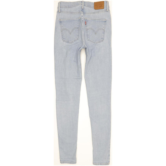 Levi's Mile Blue Skinny Slim Stretch Jeans High Waisted W28 L31