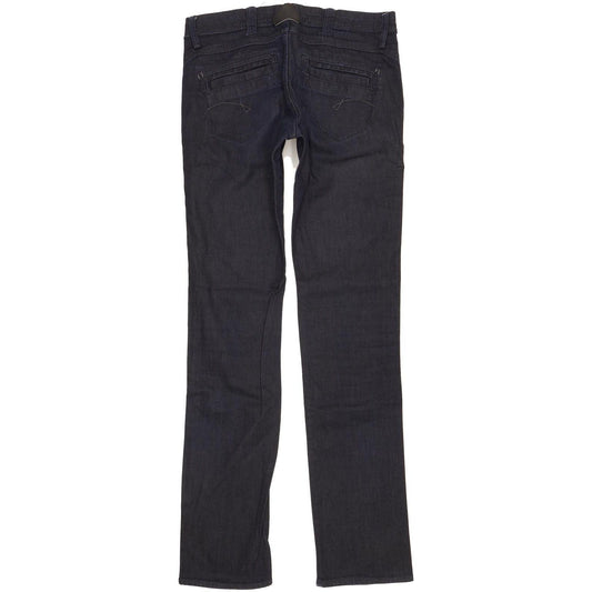 G-Star Women Navy Straight Slim Stretch Jeans W28 L33