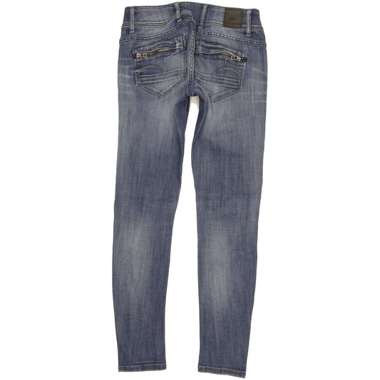 G-Star Midge Cody Women Blue Skinny Slim Stretch Jeans W26 L29