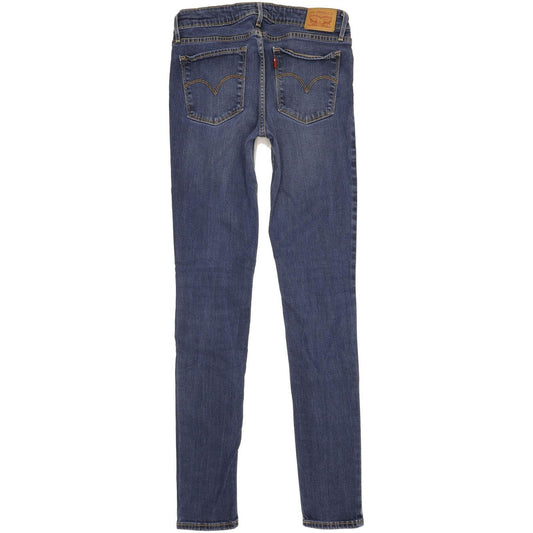 Levi's 711 Women Blue Skinny Slim Stretch Jeans W29 L34