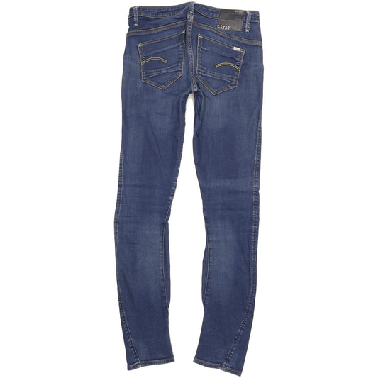 G-Star Arc 3D Women Blue Skinny Slim Stretch Jeans W27 L32