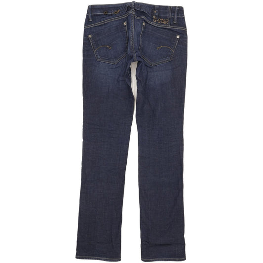 G-Star Midge Women Blue Straight Slim Stretch Jeans W30 L35