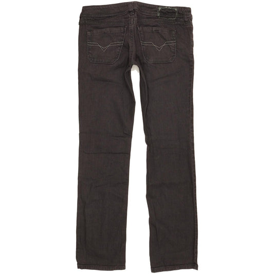 Diesel Lowky 0064U Women Navy Straight Slim Stretch Jeans W29 L30