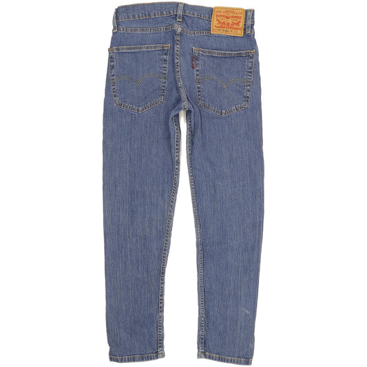 Levi's 502 Hi-Ball Women Blue Tapered Regular Stretch Jeans W30 L29