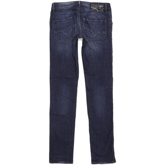 Diesel Nevy 008L6 Women Blue Skinny Slim Stretch Jeans W27 L32