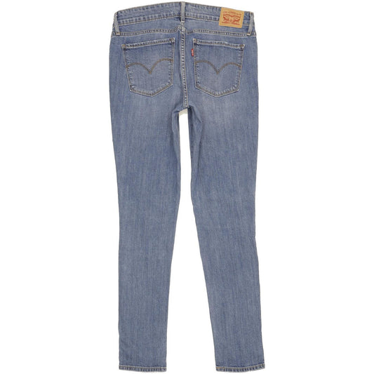 Levi's 711 Women Blue Skinny Slim Stretch Jeans W29 L30
