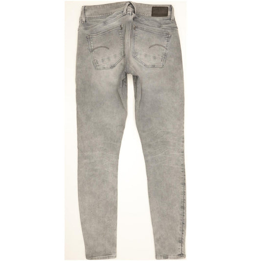 G-Star Lynn Mid Women Grey Skinny Slim Stretch Jeans W30 L31