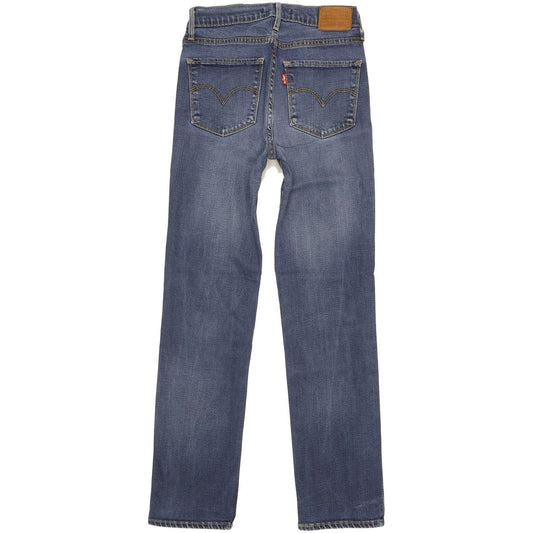 Levi's 724 Women Blue Straight Slim Stretch Jeans W26 L29