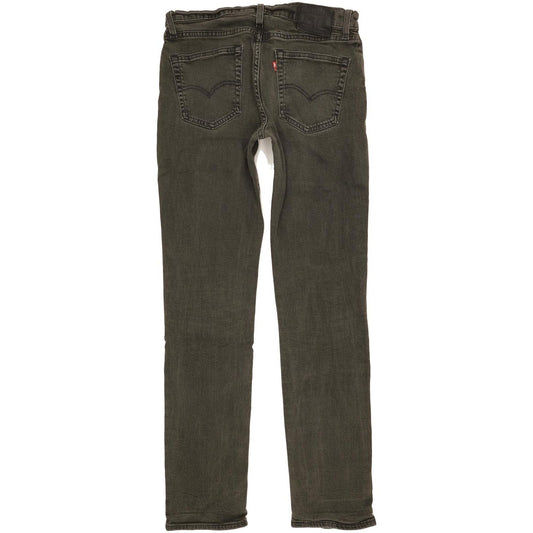 Levi's 511 Men Charcoal Straight Slim Stretch Jeans W33 L33