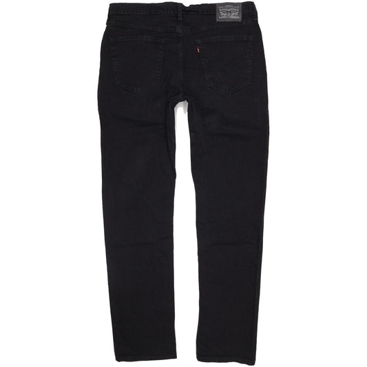 Levi's Men Black Straight Regular Stretch Jeans W36 L35