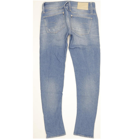 G-Star Lynn Women Blue Skinny Slim Stretch Jeans W28 L30
