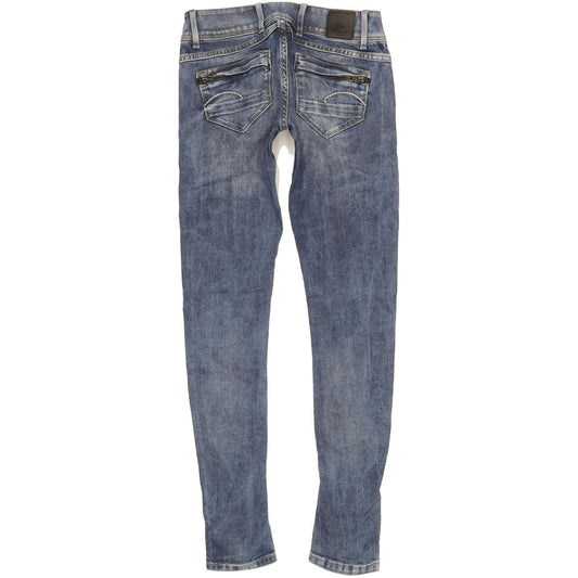 G-Star Women Blue Skinny Slim Stretch Jeans W26 L31