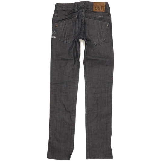 G-Star Elect Kelsey Women Navy Straight Slim Stretch Jeans W26 L31