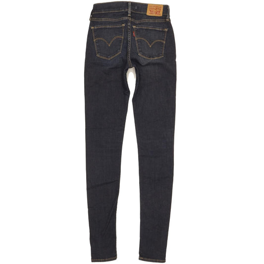 Levi's 710 Super Women Navy Skinny Slim Stretch Jeans W24 L31