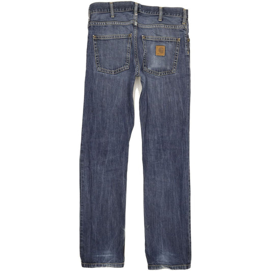 Carhartt Men Blue Straight Slim Jeans W31 L33