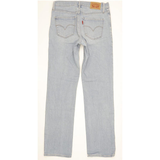 Levi's 314 Shaping Women Blue Straight Slim Stretch Jeans W25 L30