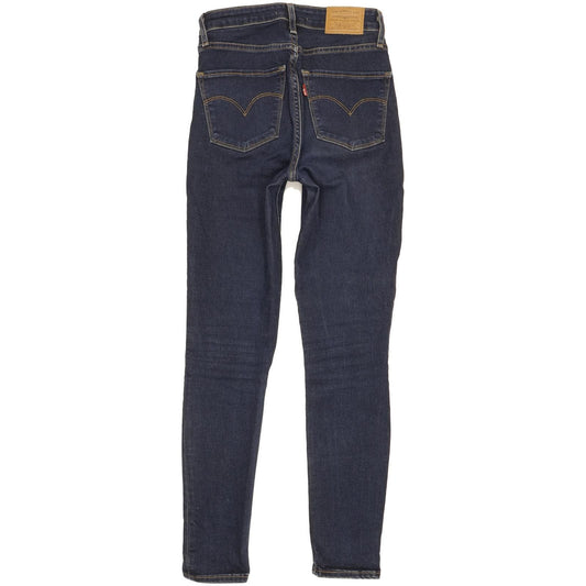 Levi's 721 Women Blue Skinny Slim Stretch Jeans W24 L28