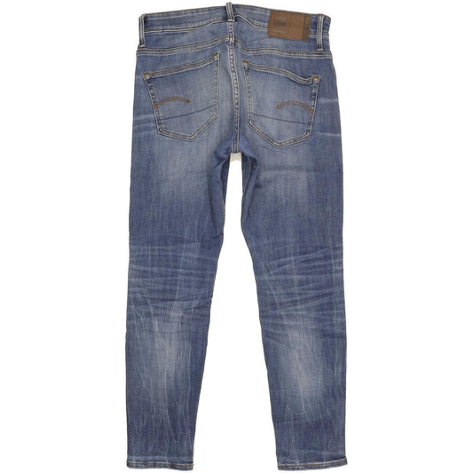 G-Star 3301 Deconstructed Men Blue Skinny Slim Stretch Jeans W30 L28