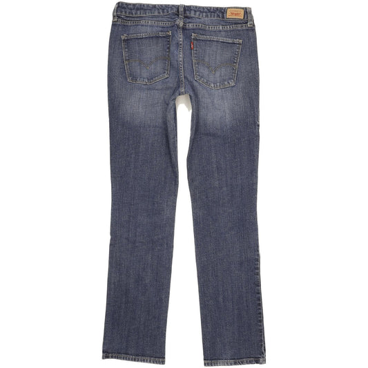 Levi's 552 Women Blue Straight Slim Stretch Jeans W30 L32