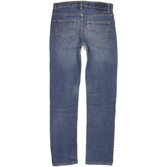Levi's 511 Kids Blue Straight Slim Stretch Jeans W28 L28