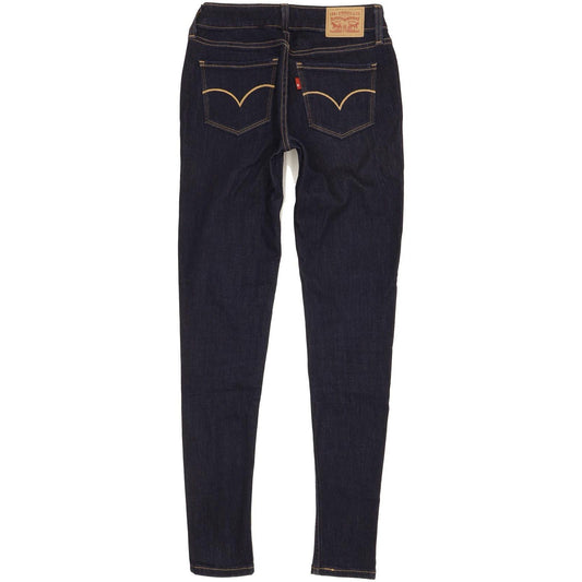 Levi's 535 Super Women Blue Skinny Slim Stretch Jeans W26 L30