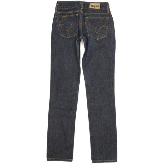 Levi's 571 Women Blue Straight Slim Jeans W26 L31