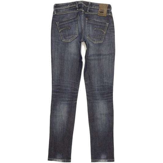 G-Star New Tag Women Blue Skinny Slim Stretch Jeans W27 L32
