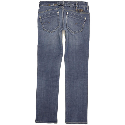 G-Star Midge Women Blue Straight Slim Stretch Jeans W31 L33