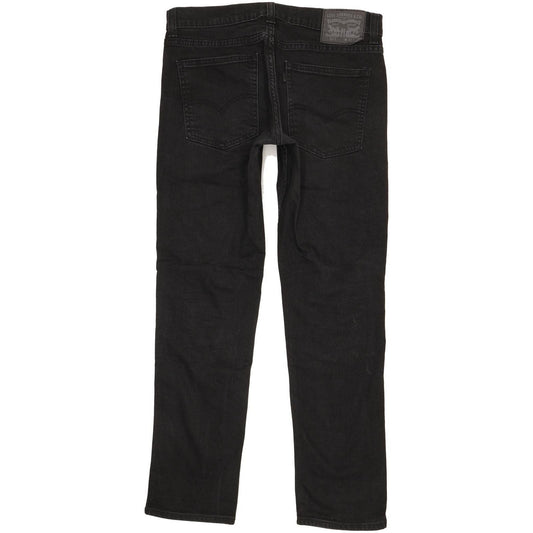 Levi's 511 Men Black Straight Slim Stretch Jeans W32 L31