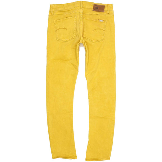 G-Star 3301 Women Yellow Skinny Slim Stretch Jeans W28 L29