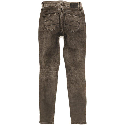 G-Star 3301 Women Charcoal Skinny Slim Stretch Jeans W26 L30