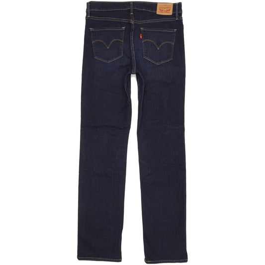 Levi's 314 Shaping Women Navy Straight Slim Stretch Jeans W29 L32