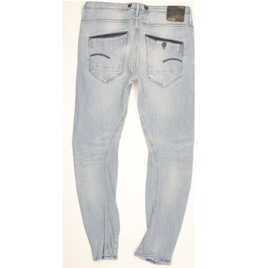 G-Star Arc 3D Women Blue Tapered Slim Stretch Jeans W28 L32