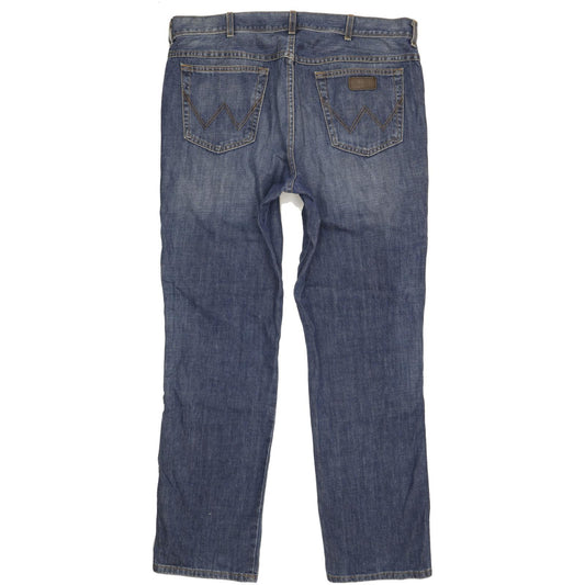 Wrangler Texas Men Blue Straight Regular Jeans W38 L32