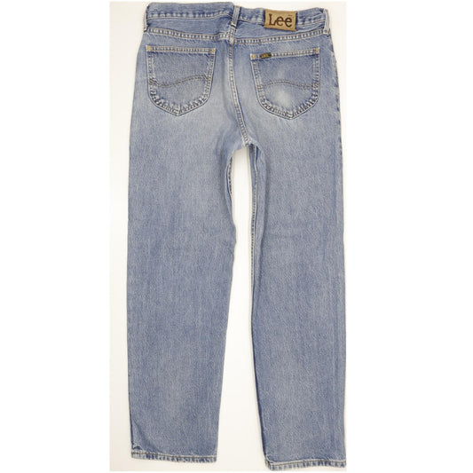 Lee Kansas Men Blue Straight Regular Jeans W36 L32