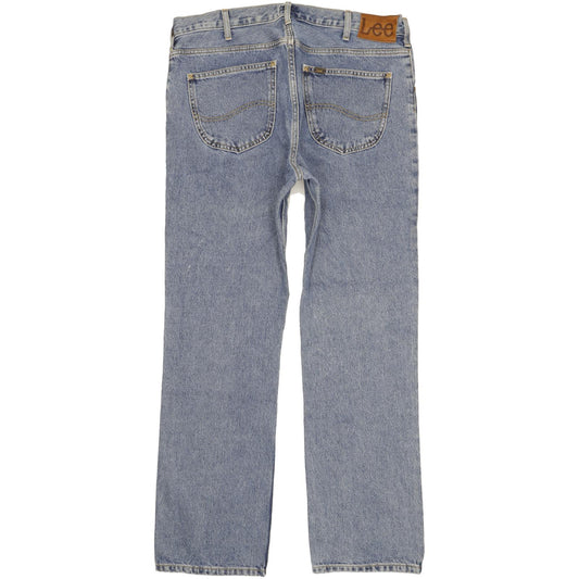 Lee Men Blue Straight Regular Jeans W36 L32 (106224)