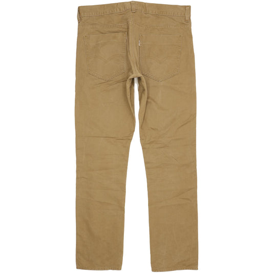 Levi's 511 Men Brown Straight Slim Jeans W36 L34 (106240)