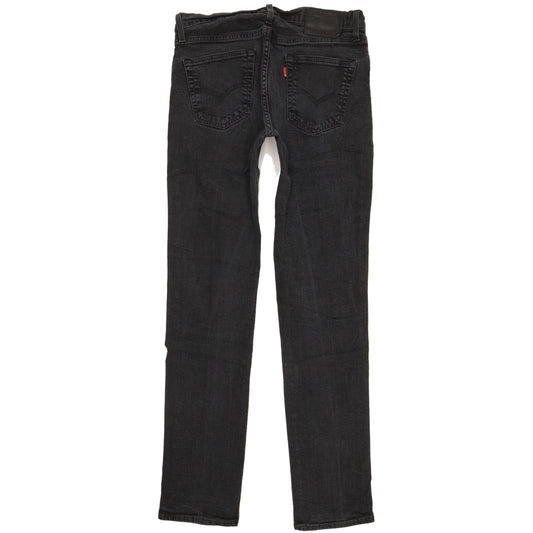 Levi's 511 Men Black Straight Slim Stretch Jeans W33 L33