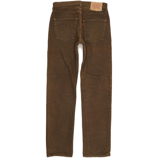 Levi's 501 Men Brown Straight Regular Jeans W31 L32