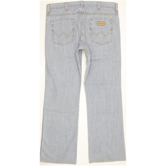 Wrangler Men Blue Bootcut Slim Jeans W34 L31