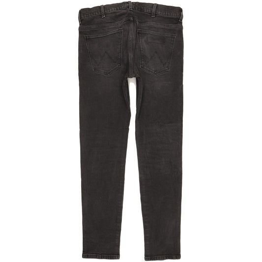 Wrangler Bryson Men Black Skinny Slim Stretch Jeans W34 L32