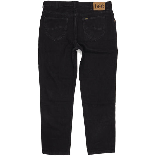 Lee Phoenix Men Black Straight Regular Jeans W39 L31