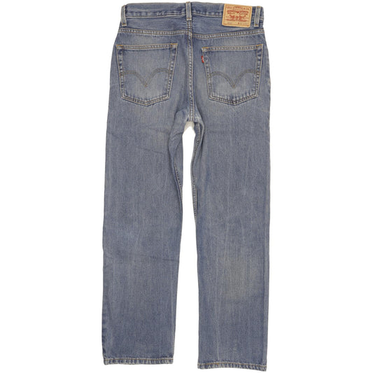 Levi's 505 Men Blue Straight Regular Jeans W32 L29
